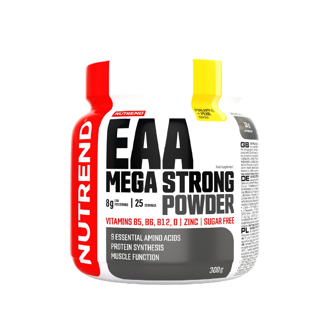 Nutrend EAA Mega Strong Powder ananas + hruška 300 g Nutrend