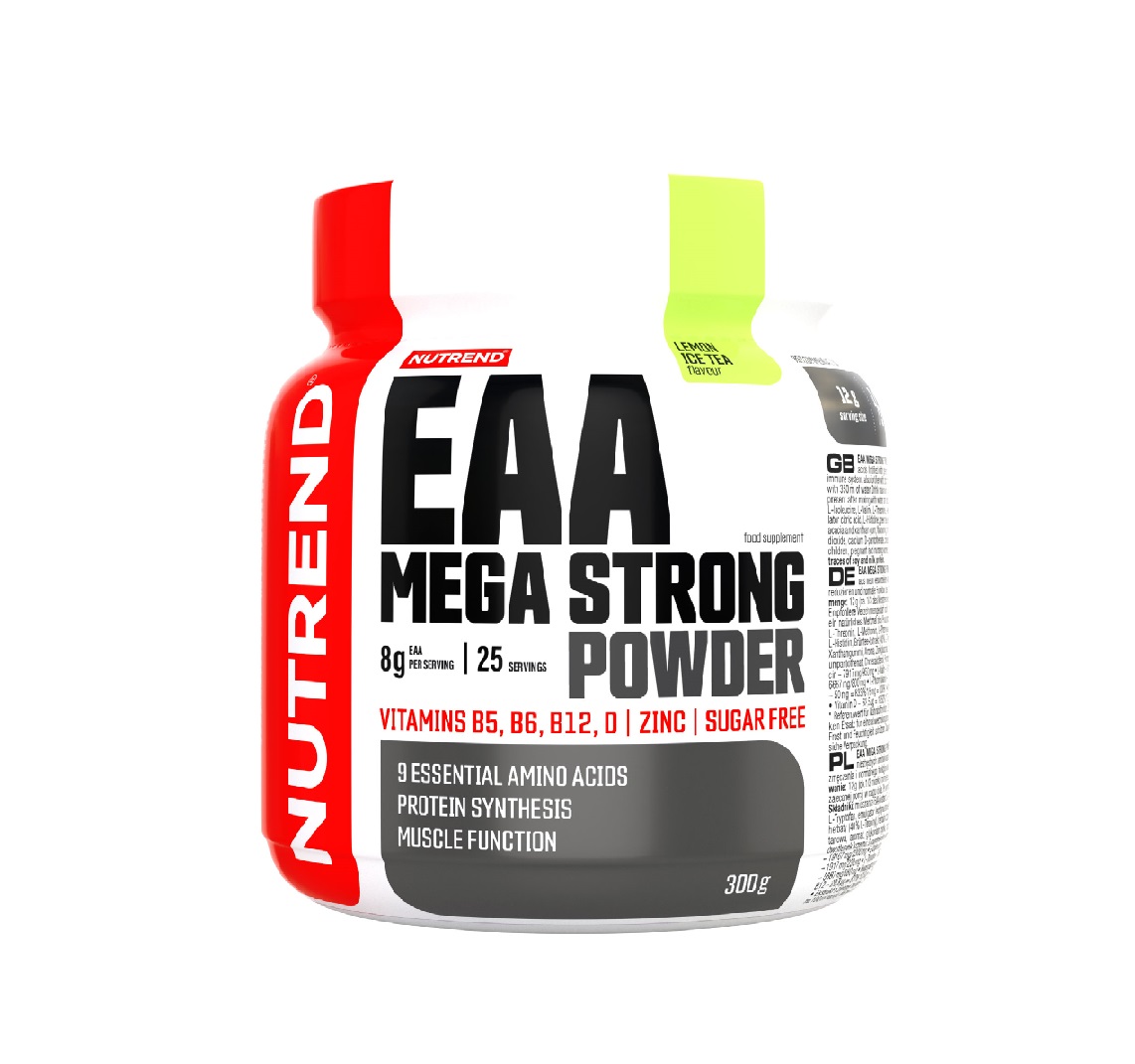 Nutrend EAA Mega Strong Powder ledový čaj citron 300 g Nutrend