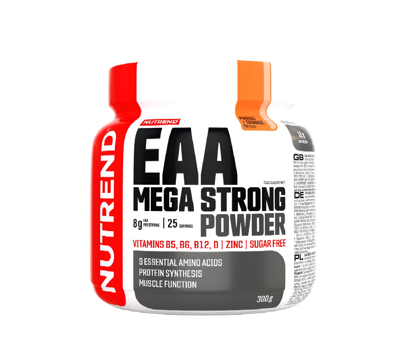 Nutrend EAA Mega Strong Powder mango + pomeranč 300 g Nutrend