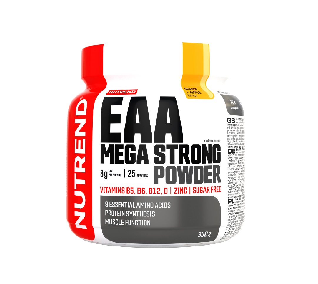 Nutrend EAA Mega Strong Powder pomeranč + jablko 300 g Nutrend