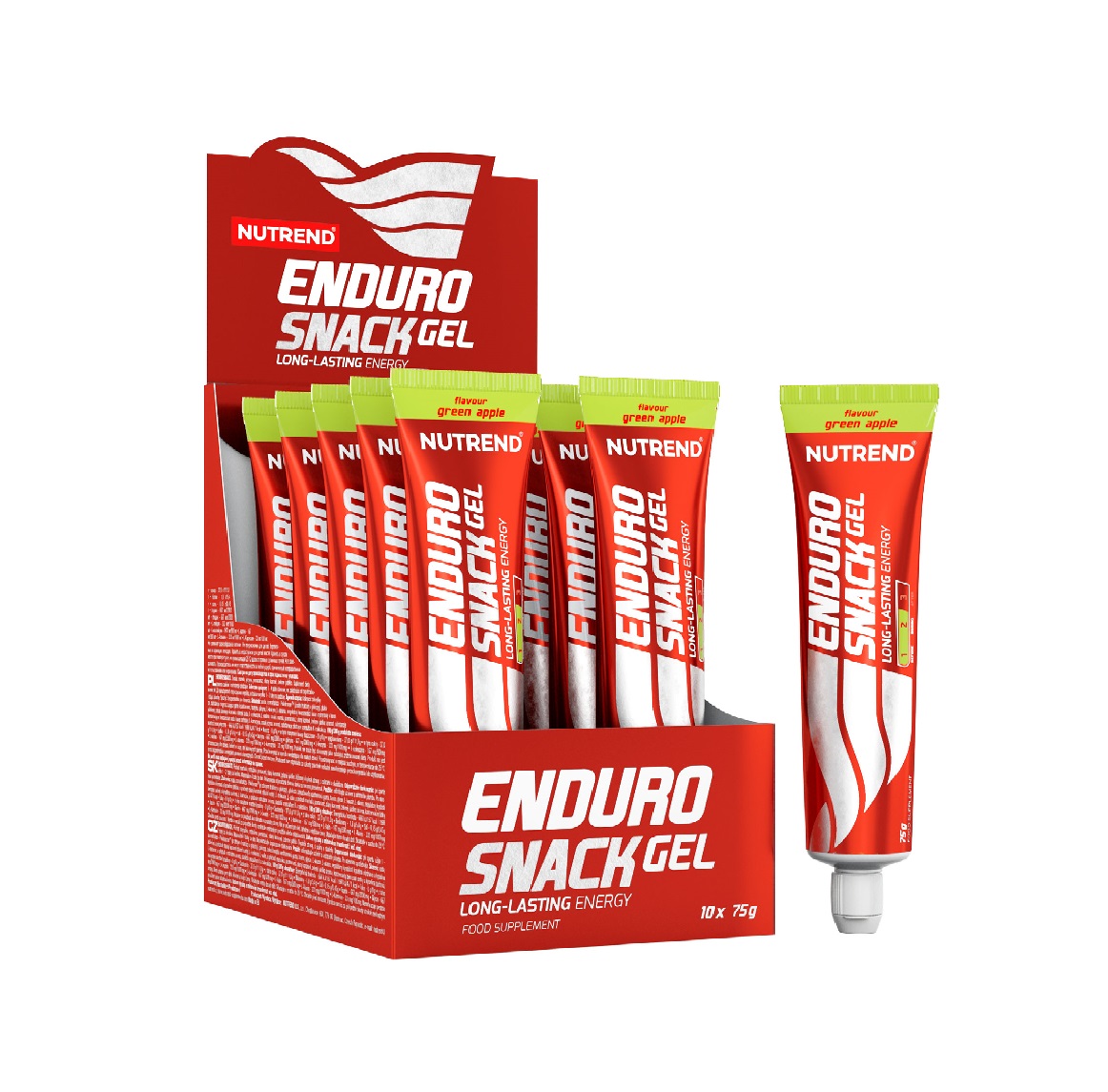 Nutrend Endurosnack zelené jablko tuba 75 g Nutrend