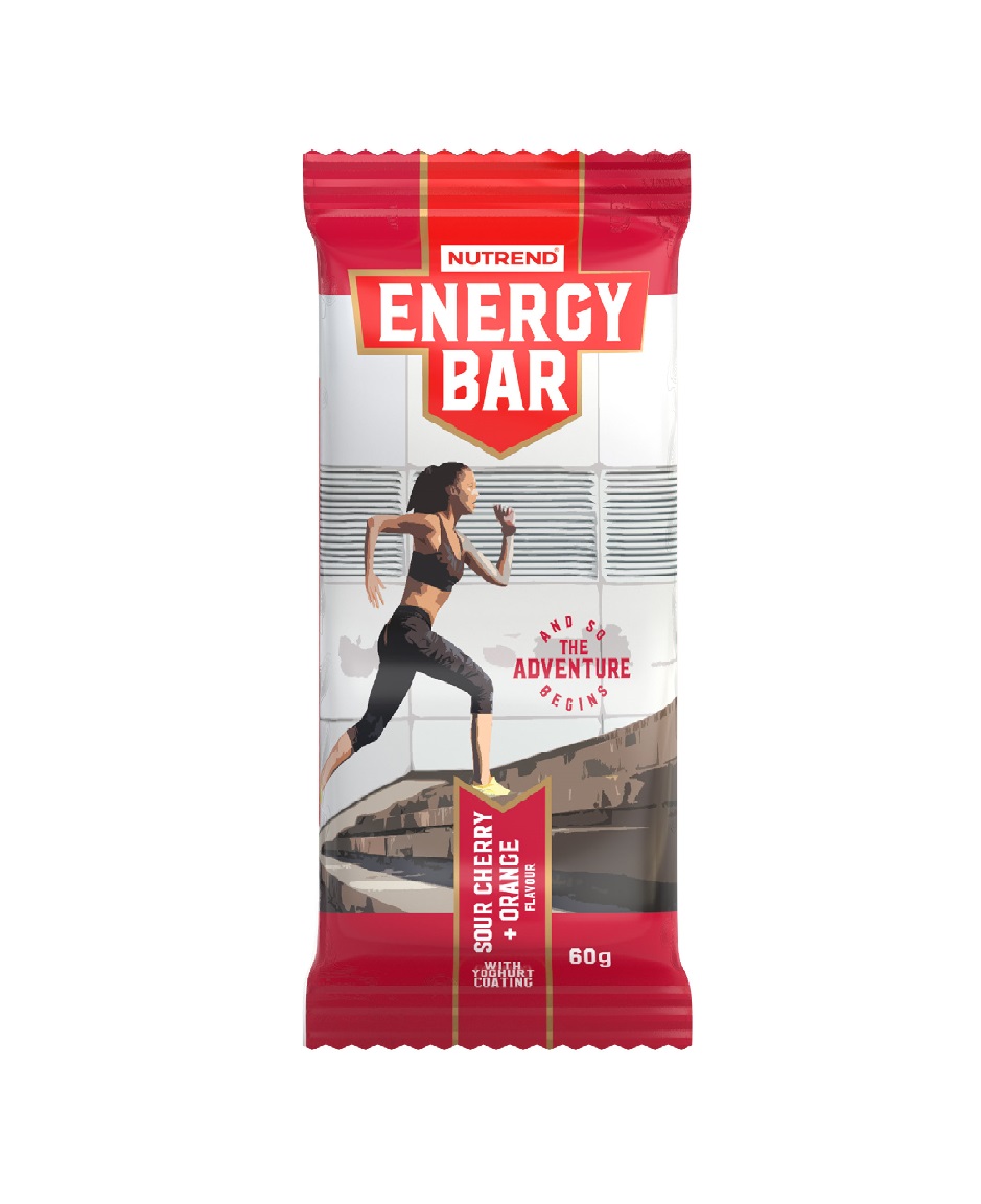 Nutrend Energy Bar višeň + pomeranč 60 g Nutrend