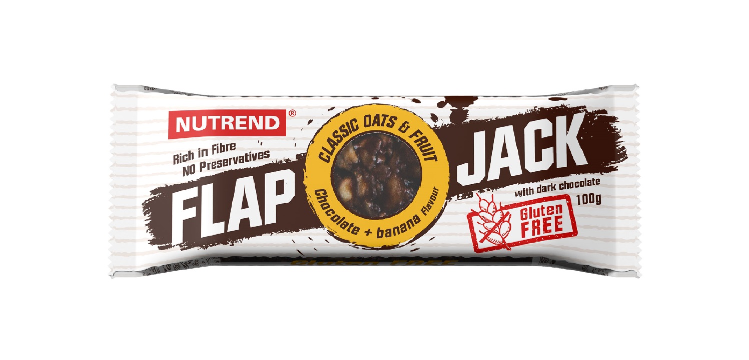 Nutrend Flapjack čokoláda + kokos s hořkou čokoládou 100 g Nutrend