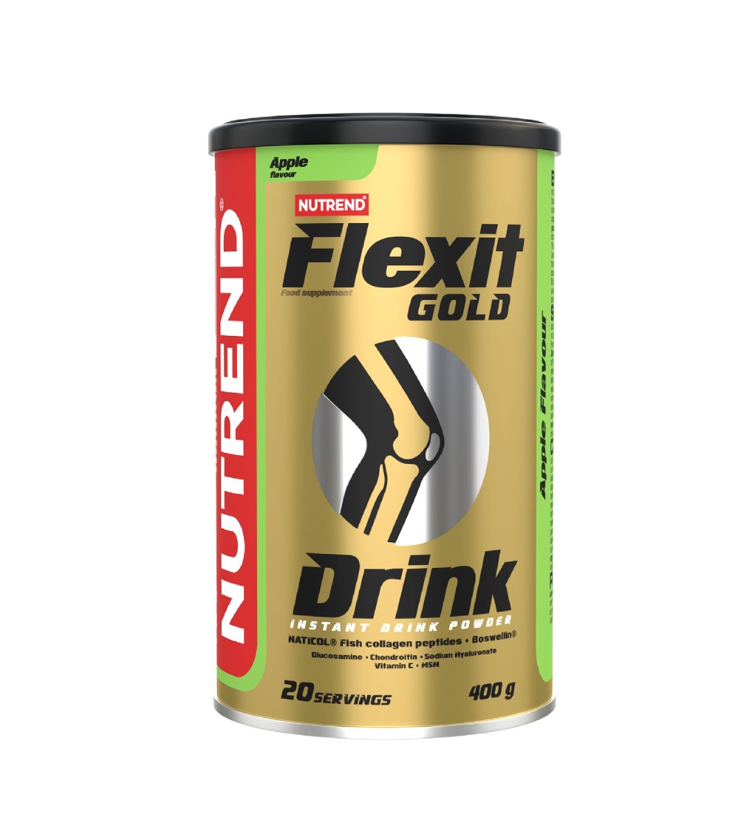 Nutrend Flexit Gold Drink jablko 400 g Nutrend