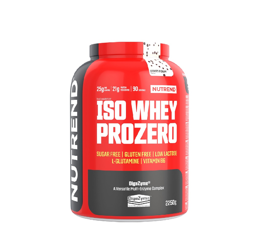 Nutrend Iso Whey Prozero cookies & cream 2250 g Nutrend