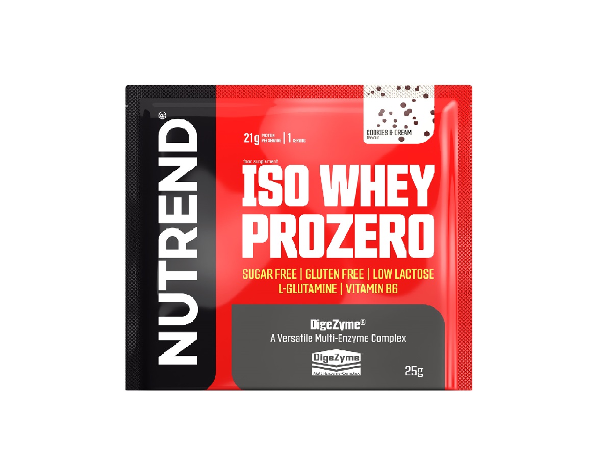 Nutrend Iso Whey Prozero cookies & cream 25 g Nutrend