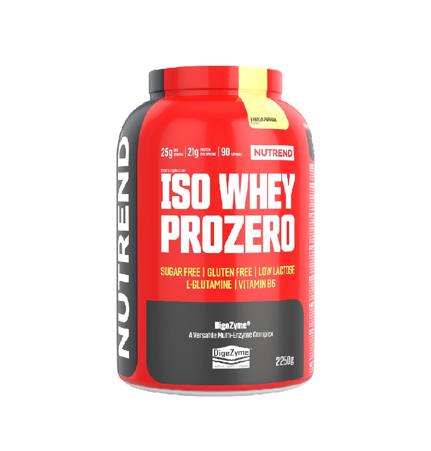 Nutrend Iso Whey Prozero pudinková vanilka 2250 g Nutrend