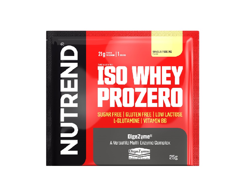 Nutrend Iso Whey Prozero pudinková vanilka 25 g Nutrend