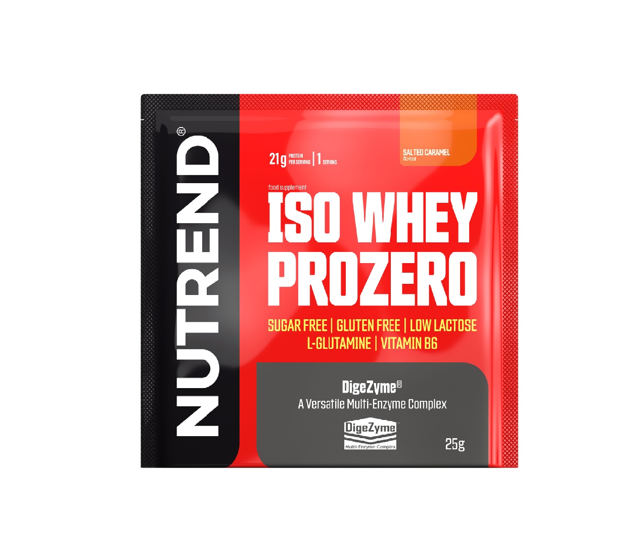 Nutrend Iso Whey Prozero slaný karamel 25 g Nutrend