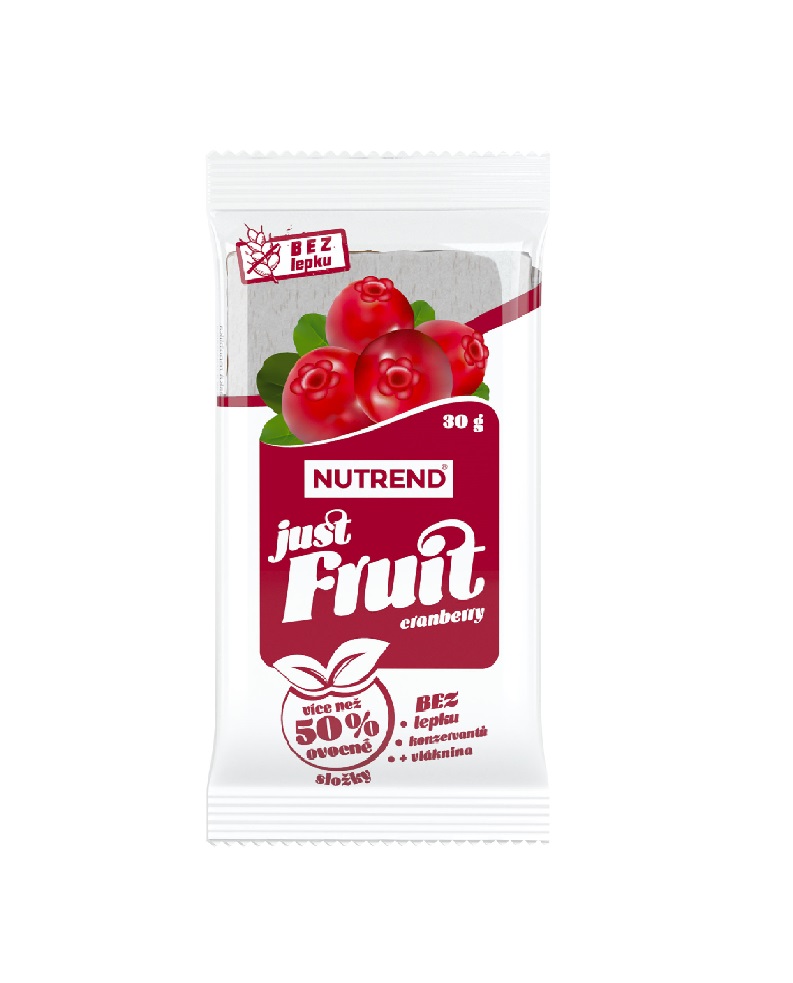 Nutrend Just Fruit brusinka 30 g Nutrend