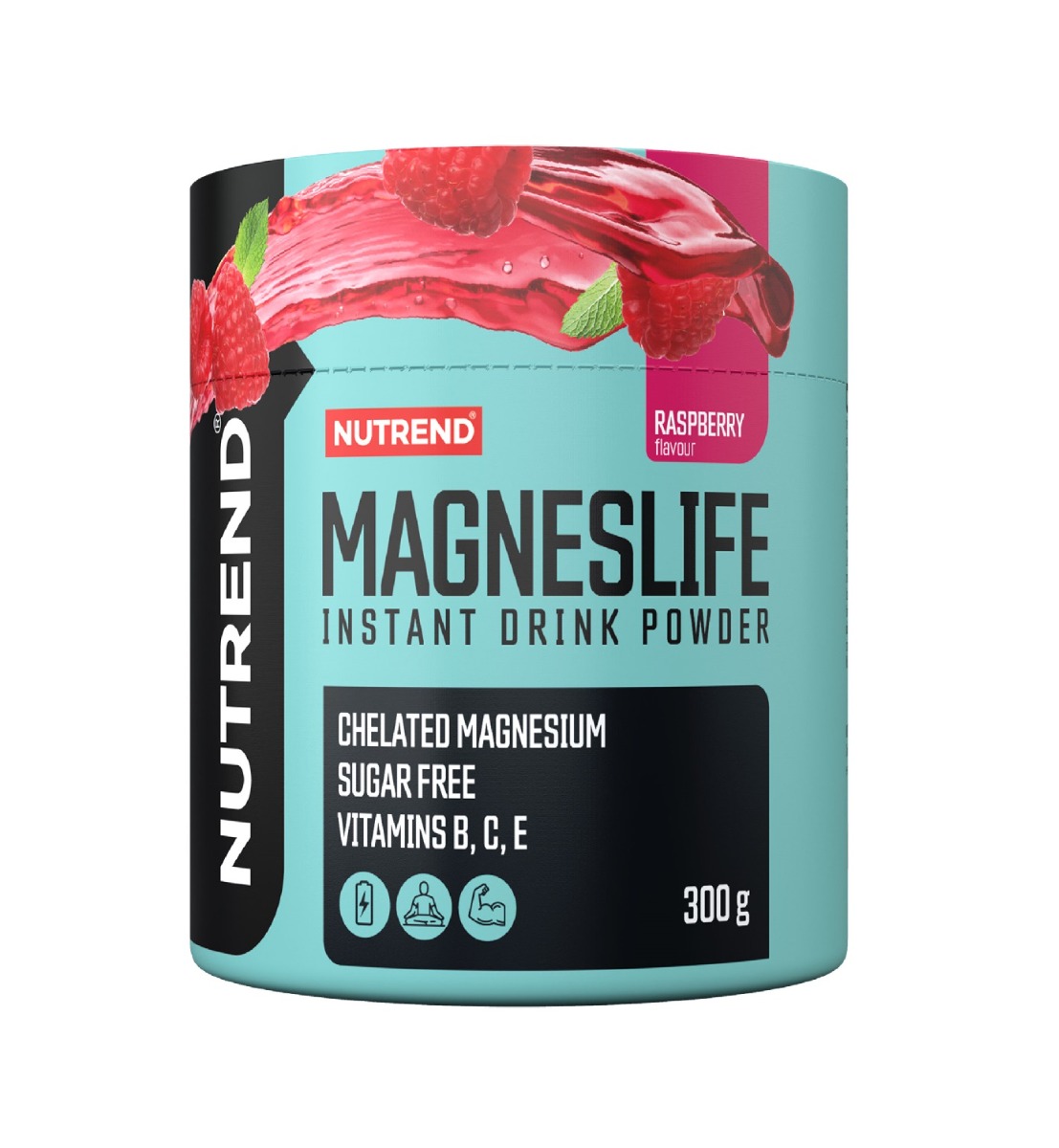 Nutrend Magneslife Instant Drink Powder malina 300 g Nutrend