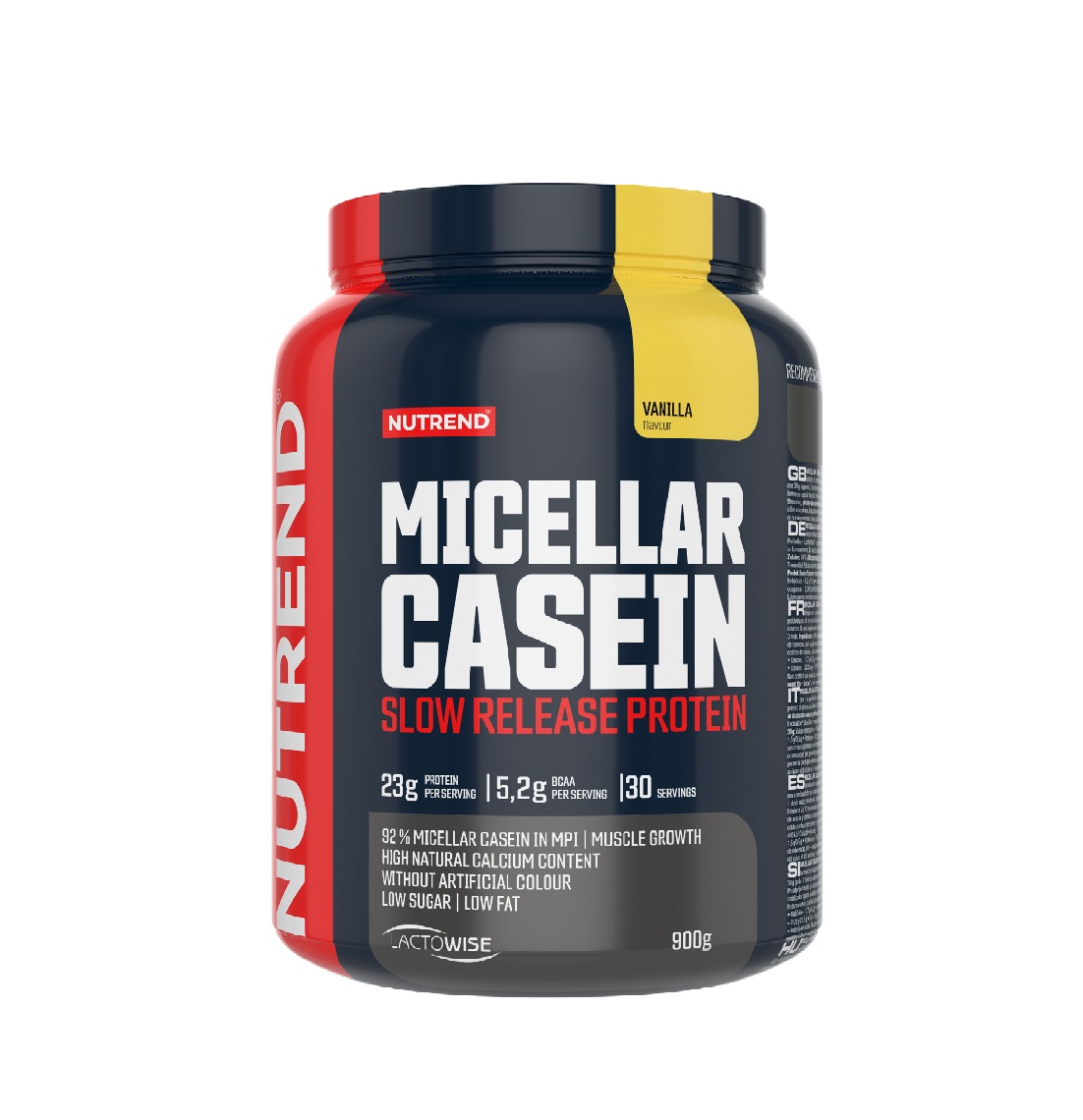 Nutrend Micellar Casein vanilka 900 g Nutrend