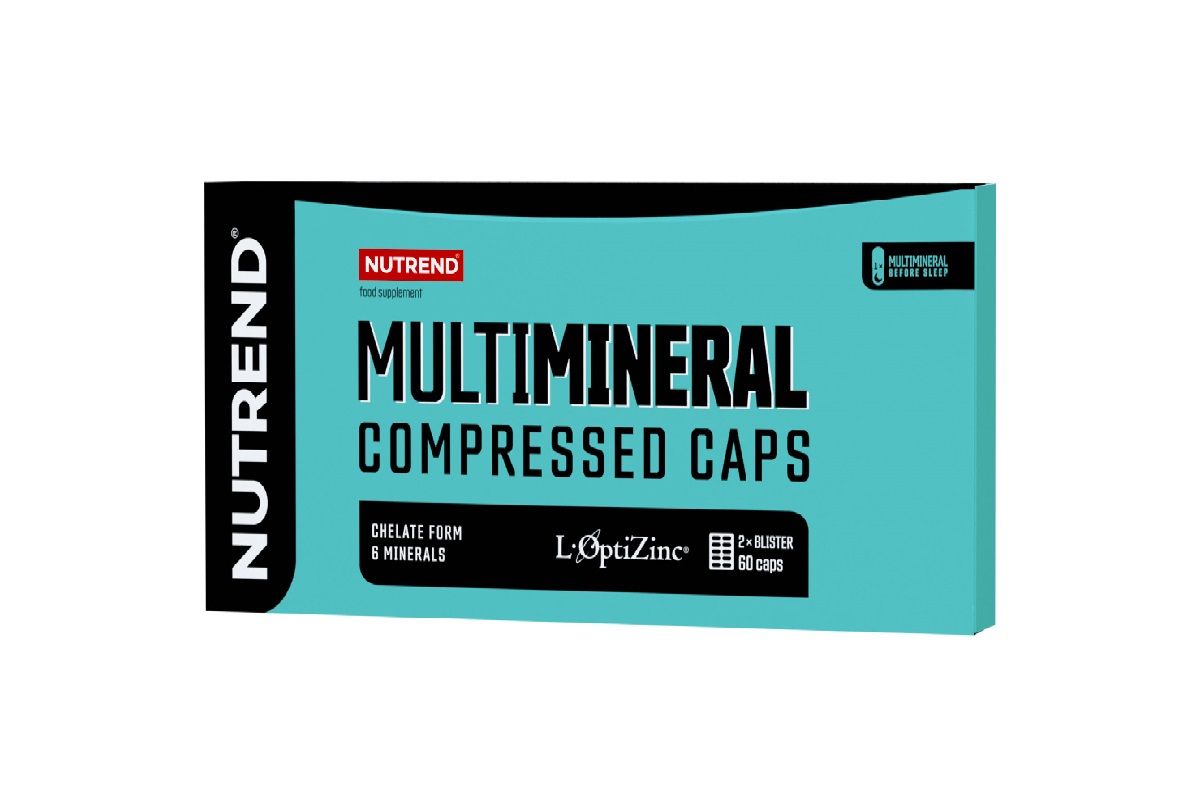 Nutrend Multimineral Compressed Caps bez příchuti 60 kapslí Nutrend