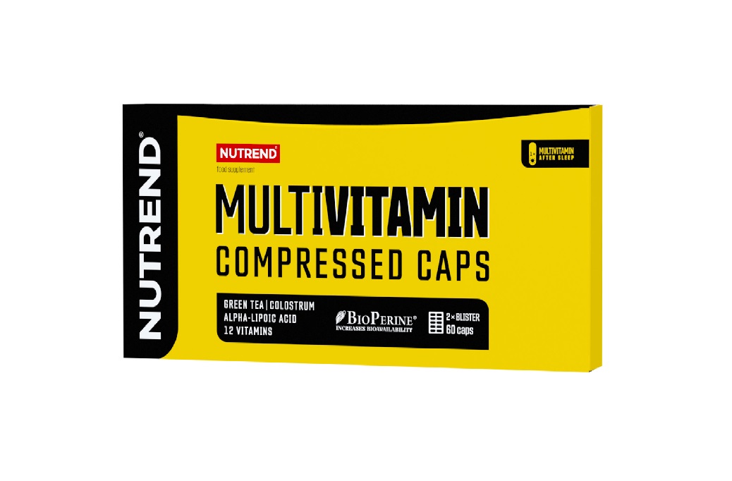 Nutrend Multivitamin Compressed Caps bez příchuti 60 kapslí Nutrend