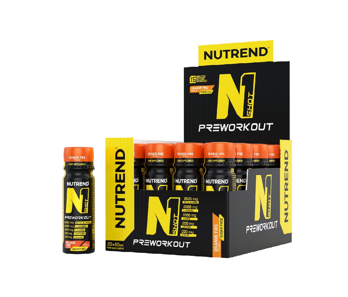 Nutrend N1 Shot orange fire 20x60 g Nutrend