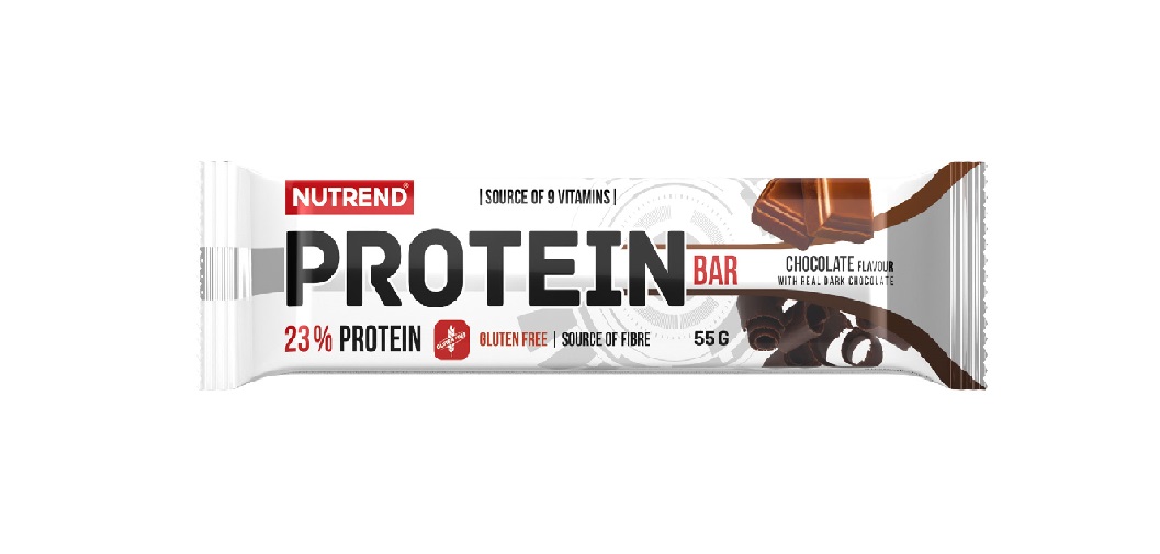 Nutrend Protein Bar čokoláda v hořké čokoládě 55 g Nutrend