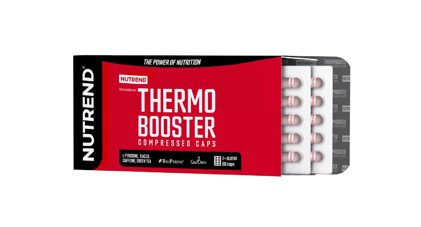 Nutrend Thermobooster Compressed Caps bez příchuti 60 kapslí Nutrend