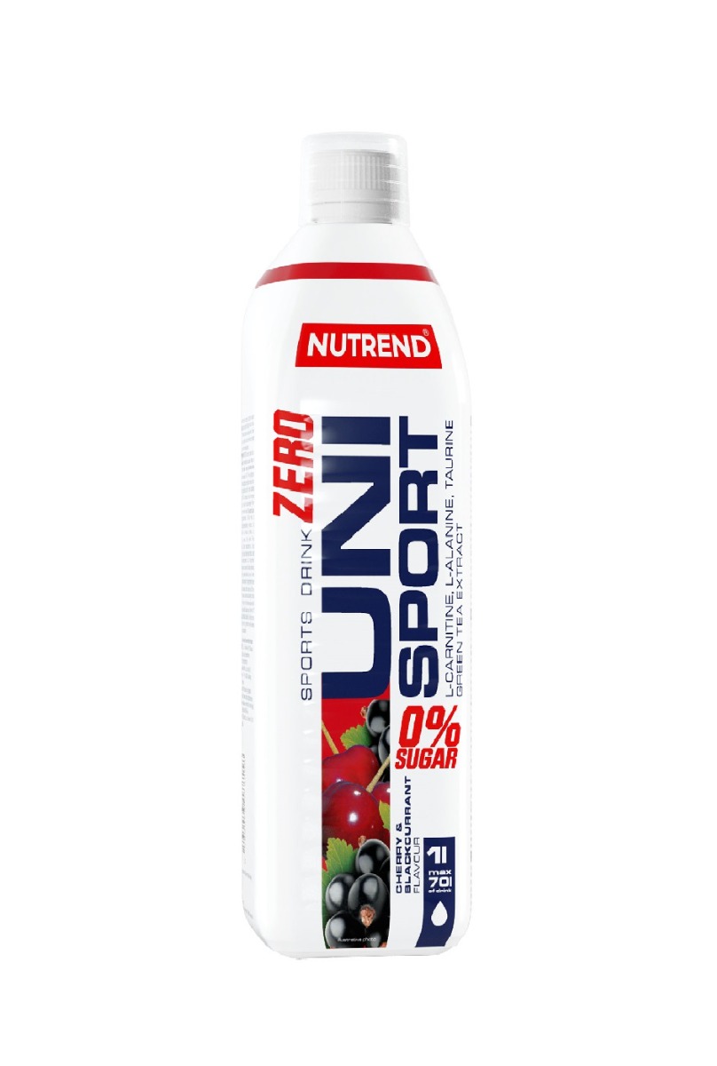 Nutrend Unisport Zero višeň + černý rybíz 1000 ml Nutrend