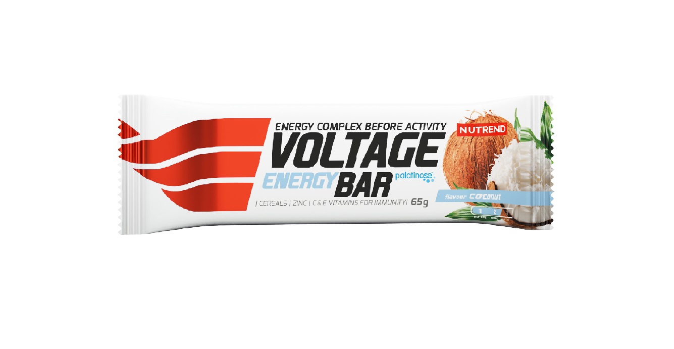 Nutrend Voltage Energy Bar kokos 65 g Nutrend