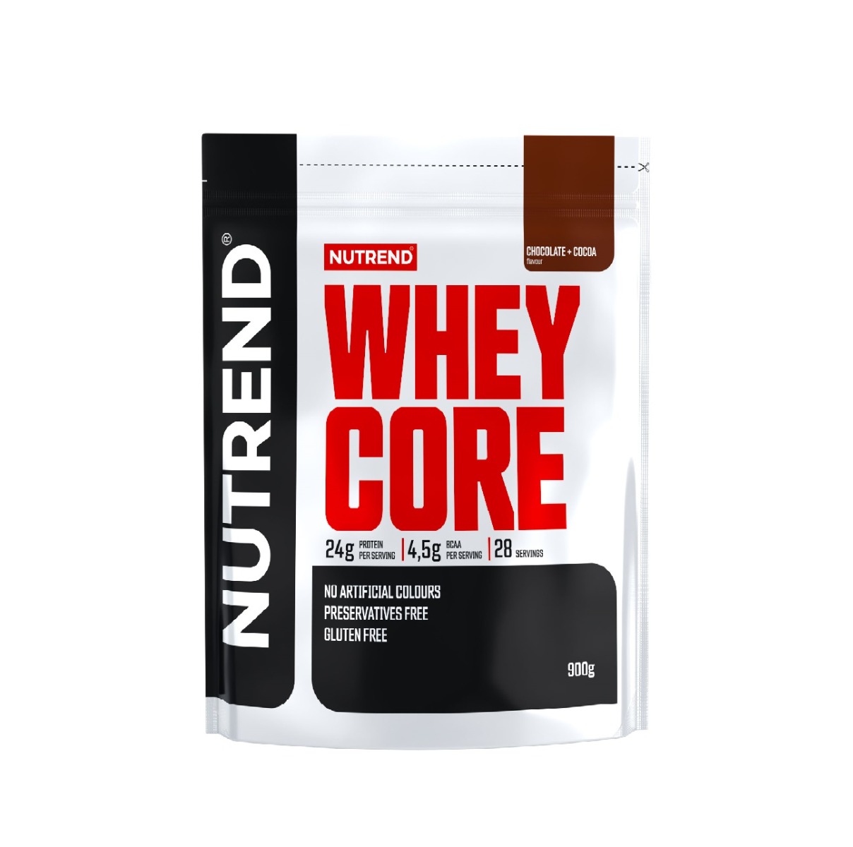 Nutrend Whey Core čokoláda + kakao 900 g Nutrend