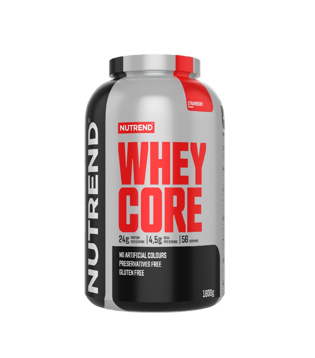 Nutrend Whey Core jahoda 1800 g Nutrend