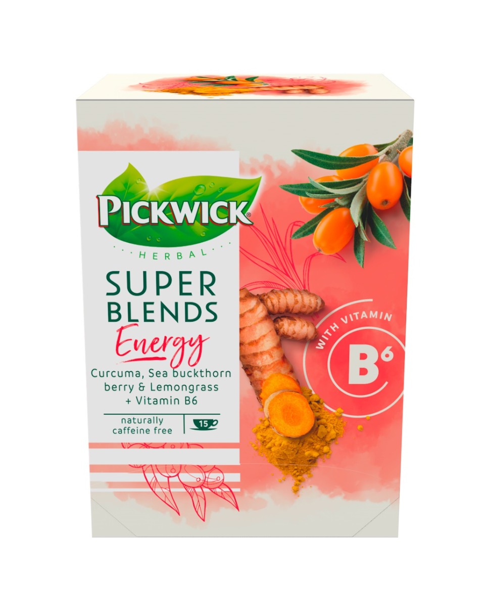 Pickwick Super Blends Energie porcovaný čaj 15x1