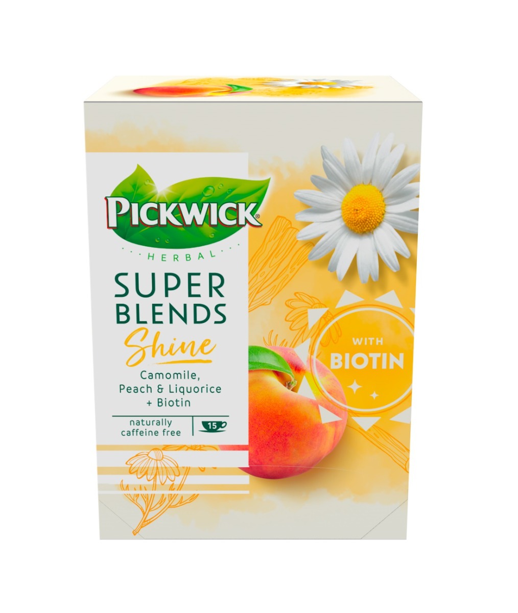 Pickwick Super Blends Shine porcovaný čaj 15x1