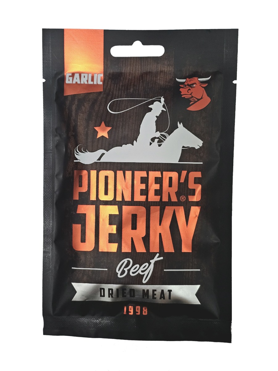 Pioneer's Jerky Hovězí Česnek 12 g Pioneer's Jerky