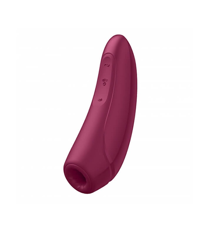 Satisfyer Curvy 1+ dámský podtlakový vibrátor červený Satisfyer