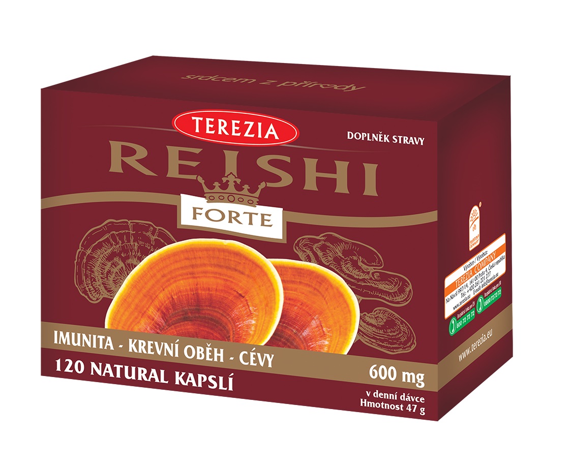 Terezia Reishi Forte 120 kapslí Terezia