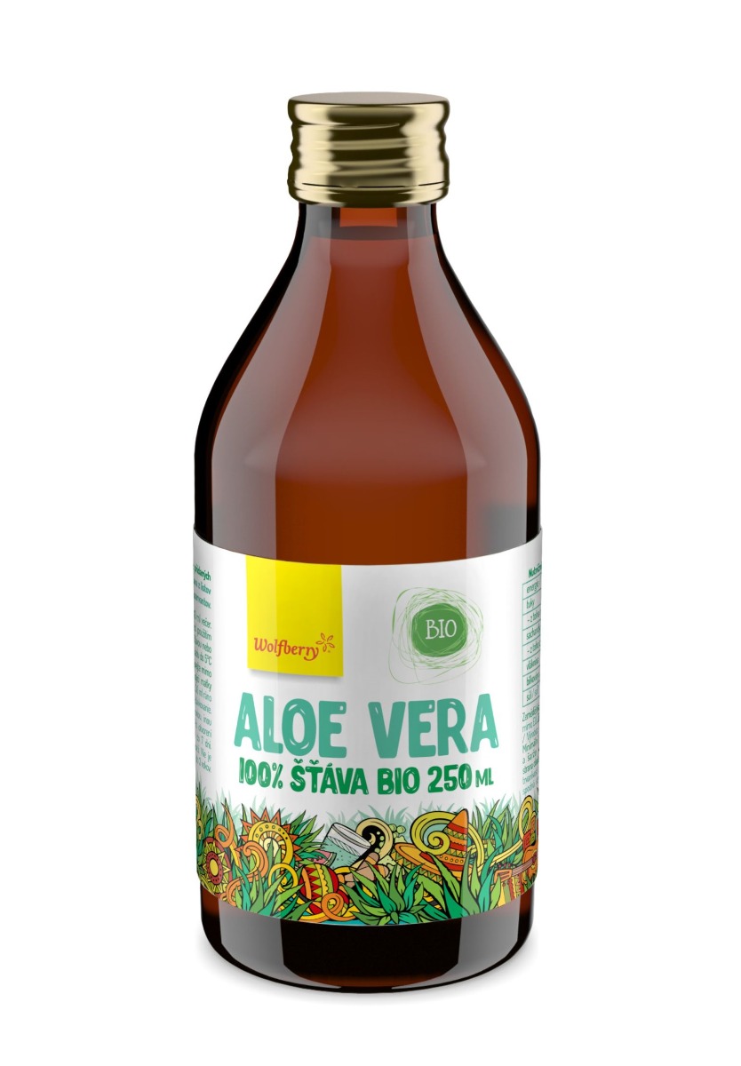 Wolfberry Aloe Vera 100% BIO šťáva 250 ml Wolfberry