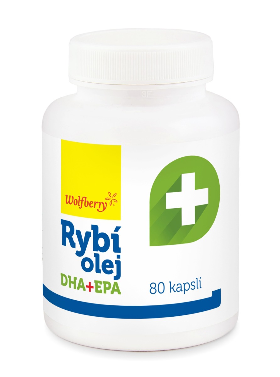 Wolfberry Rybí olej 80 kapslí Wolfberry