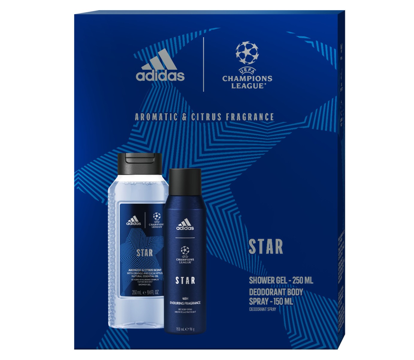 Adidas UEFA 10 vánoční kazeta 2 ks Adidas