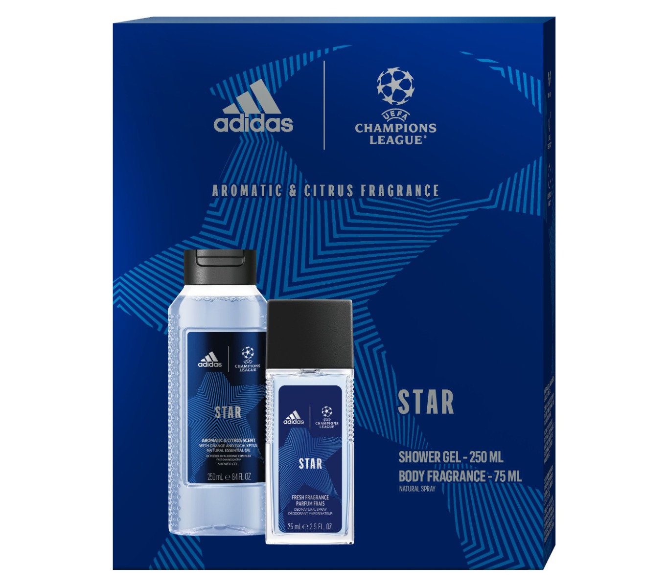 Adidas UEFA 10 vánoční kazeta 2 ks Adidas