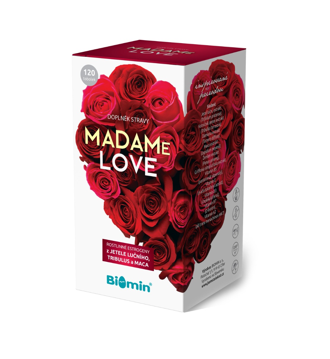 Biomin MADAMe Love 120 tobolek Biomin