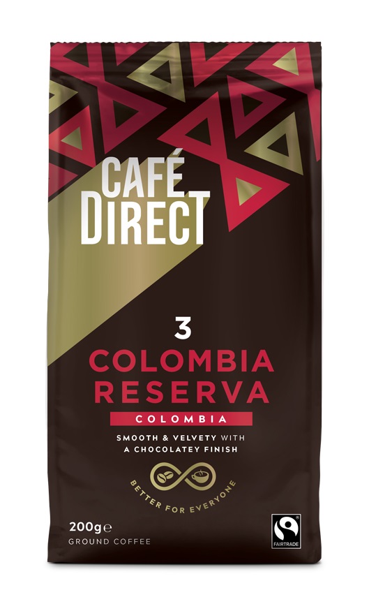 Cafédirect Colombia Reserva SCA 82 mletá káva 200 g Cafédirect