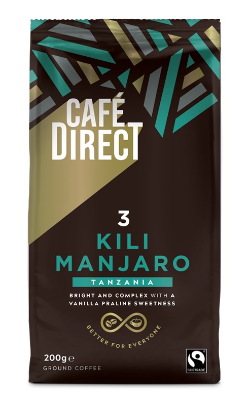 Cafédirect Kilimanjaro SCA 82 mletá káva 200 g Cafédirect