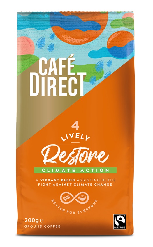 Cafédirect Lively mletá káva s tóny karamelu 200 g Cafédirect