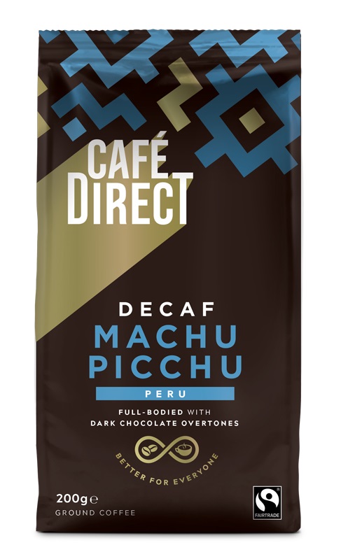 Cafédirect Machu Picchu SCA 82 mletá káva bez kofeinu 200 g Cafédirect