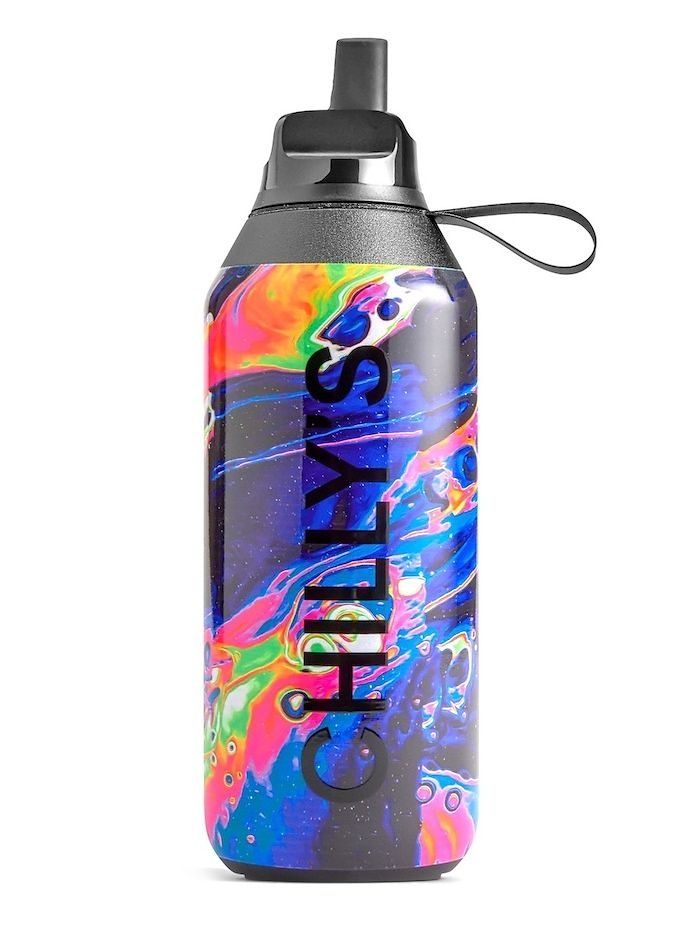 Chilly's Bottles Termoláhev Series 2 Flip 500 ml neon galaxy Chilly's Bottles