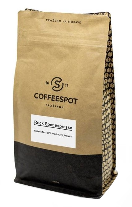 Coffeespot Rock Spot Espresso zrnková káva 500 g Coffeespot