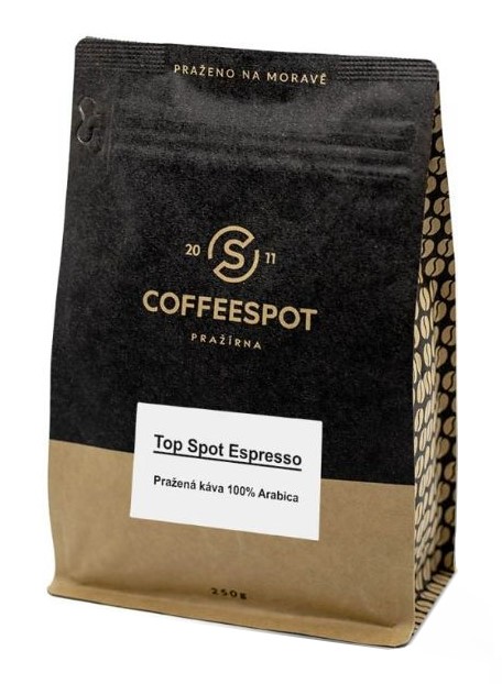 Coffeespot Top Spot Espresso zrnková káva 250 g Coffeespot