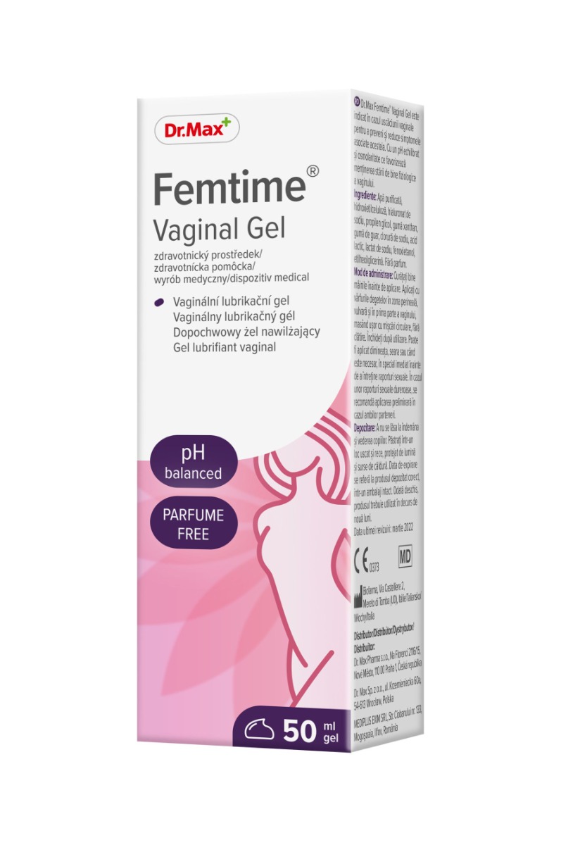 Dr. Max Femtime Vaginal Gel vaginální lubrikační gel 50 ml Dr. Max