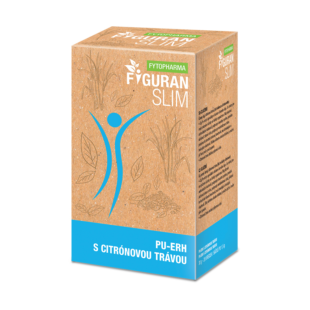 Fytopharma Figuran Slim čaj Pu-erh s citrónovou trávou 20x1