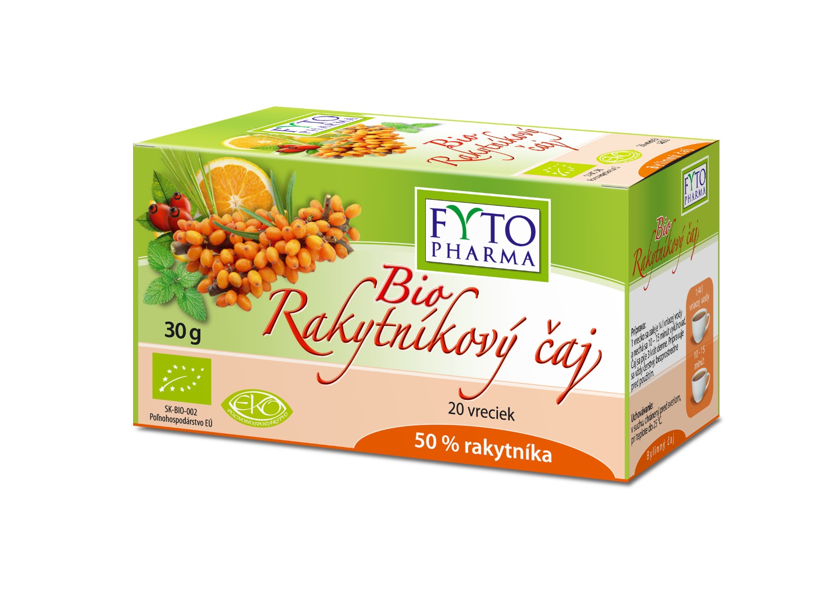 Fytopharma Rakytníkový čaj BIO 20x1