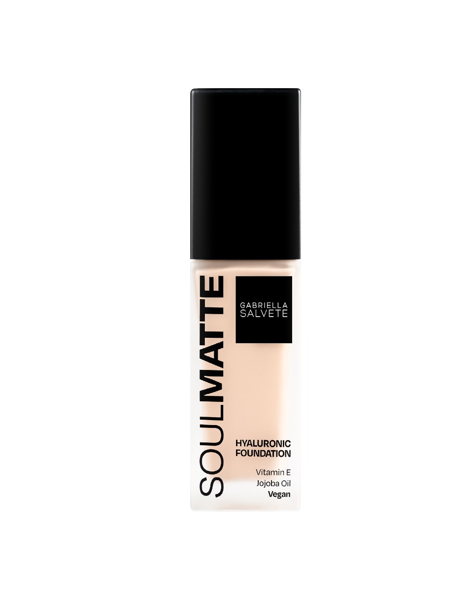 Gabriella Salvete Soulmatte Foundation Hyaluronic 02 Cold Ivory make-up 30 ml Gabriella Salvete