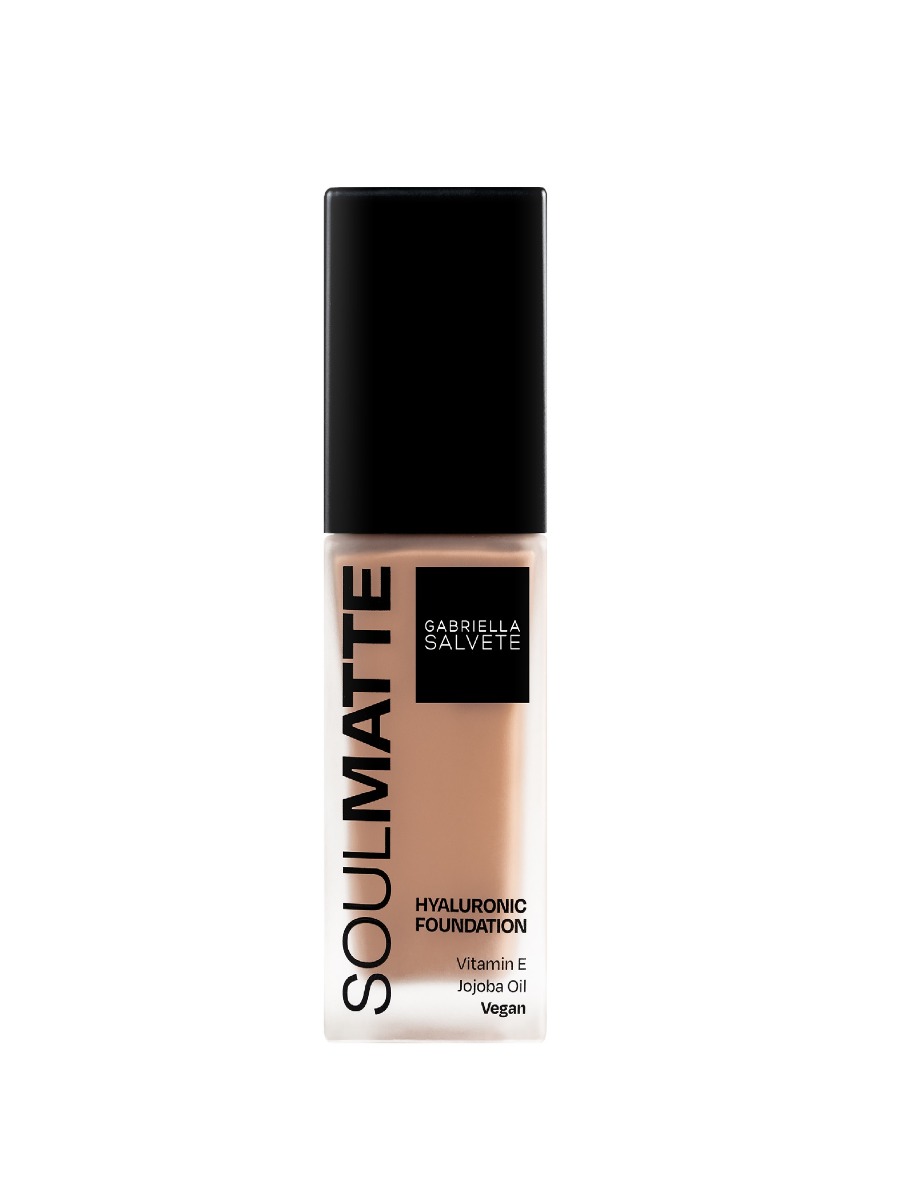 Gabriella Salvete Soulmatte Foundaton Hyaluronic 05 Warm Tan make-up 30 ml Gabriella Salvete