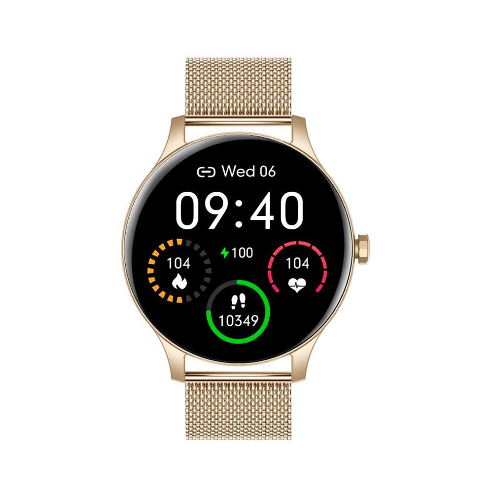 Garett Smartwatch Classy smart hodinky Gold Steel Garett