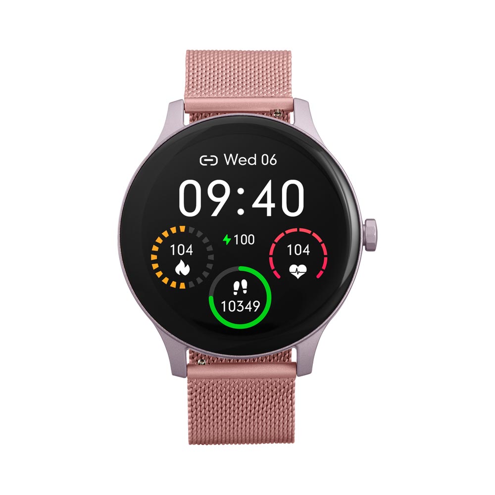 Garett Smartwatch Classy smart hodinky Pink Steel Garett