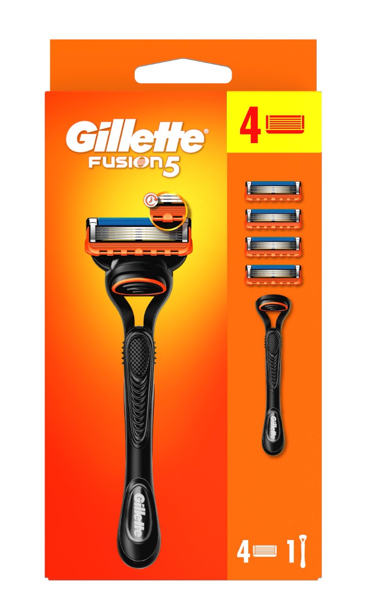 Gillette Fusion5 pánský holicí strojek + 4 hlavice Gillette